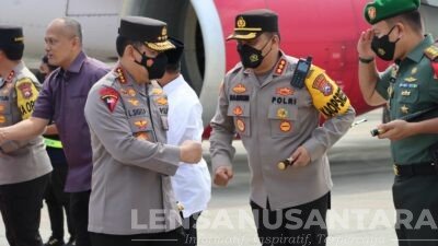 Kunjungan Kapolri Jenderal Pol Listyo Sigit Prabowo Disambut Hangat oleh Dandim 0825 Banyuwangi