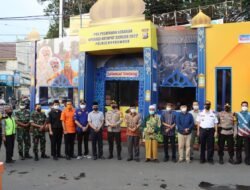 Kapolres Bondowoso bersama Forkopimda Tinjau Pos Operasi Ketupat 2022