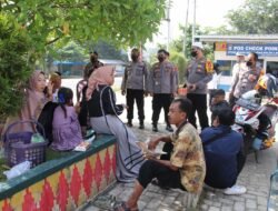Kapolres Pringsewu Pantau Langsung Arus Balik Mudik Lebaran