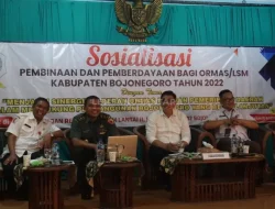 Bakesbangpol Bojonegoro Gelar Sosialisasi Pembinaan Ormas, Sinergitas Dukung Pembangunan