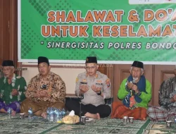 Polres Bondowoso Gandeng Ulama Gelar Sholawat dan Do’a Bersama Untuk Keselamatan Bangsa