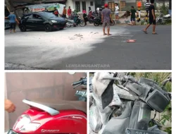 Satu Warga Bondowoso Terbakar, Akibat Lakalantas di Pertigaan SPBU Tamansari