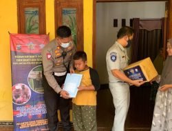Satlantas Polres Bojonegoro Gelar Anjangsana Korban Laka Lantas