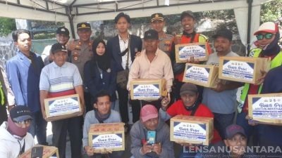 Ringankan Beban Masyarakat Terdampak Penyesuaian Harga BBM, Polres Pasuruan Laksanakan Bakti Sosial