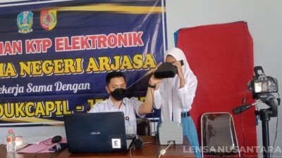 SMA Negeri Arjasa Berkolaborasi Dengan Disdukcapil Jember Permudah Rekam KTP Elektronik