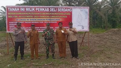 Ini Rencana Lokasi Baru Kantor Camat Pagar Merbau Deli Serdang