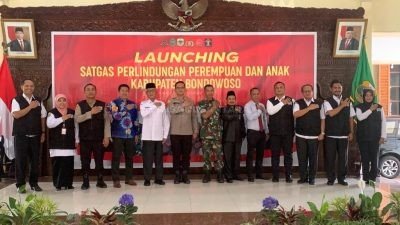 Polres Bondowoso Launching Satgas Perlindungan Anak dan Perempuan