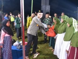 Kapolres Bondowoso Bawa Buah Tangan untuk Nahdliyyin di Acara NU Sapa Warga dan Bina Desa