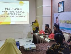 Perpisahan dan Penarikan Siswa Prakerin SMKN 3 Bantaeng, Ini Pesan Inspektur Daerah Bantaeng