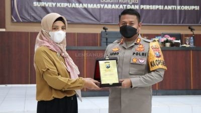 Gelar Pelatihan Pelayanan Publik, Polres Blitar Kota Tanda Tangani MoU bersama UNISBA