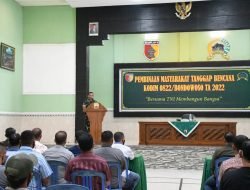 Antisipasi Dini, Sejumlah Masyarakat Ikuti Pembinaan Tanggap Bencana di Kodim 0822 Bondowoso