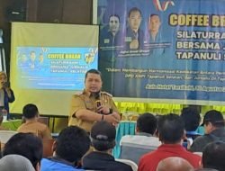 Bupati Dolly Hadiri Silaturahmi KNPI Tapsel Beserta Ratusan Jurnalis