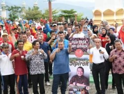 Bupati Dolly Sambut Lasro Marbun Sekaligus Suguhkan Kopi Andalan Sipirok