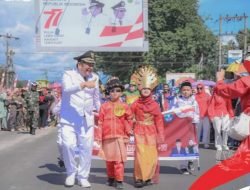 Wali Kota Padang Sidempuan Antusias Ikuti Kegiatan Parade 17 Agustus 2022