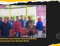 Walikota Irsan Hadiri Annniversary Ke 6 Tahun Senada Music