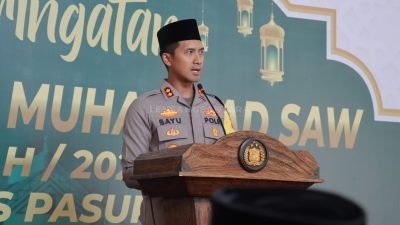 Polres Pasuruan Memperingati Maulid Nabi Muhammad SAW 1444 H / 2022 M