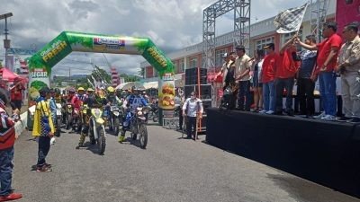 Wawali Hengky Honandar Melepas Peserta Bitung Trail Adventure Sebanyak 600 Peserta