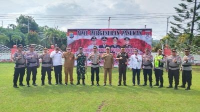 Bupati FDW Pimpin Apel Serpas Pengamanan Pilhut Serentak 2022