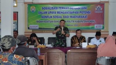 Dandim Kendal Memberikan Pencerahan Masyarakat di Empat Desa