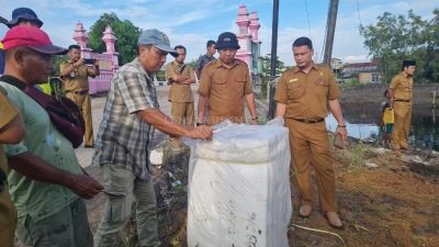 Kadis PUPR Dumai Beserta Jajaran Tinjau Progres Pembangunan Rumah Pompa dan Banjir Rob