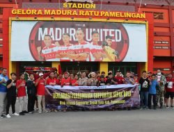 Aliansi Suporter Pamekasan Deklarasi Perdamaian, Ajak Saling Merangkul dan Bersinergi