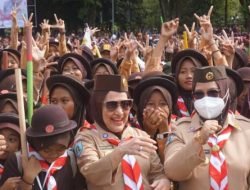 Bupati Bojonegoro Pimpin Upacara Pembukaan Jelajah Santri VII Jawa Timur