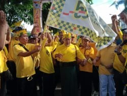 H. Karim Lepas JJS, Ribuan Warga Jember Meriahkan HUT Golkar ke- 58
