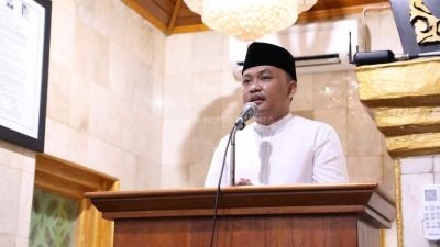 Ilham Azikin Hadiri Peringatan Maulid Nabi Muhammad SAW Masjid Besar Taqwa Tompong