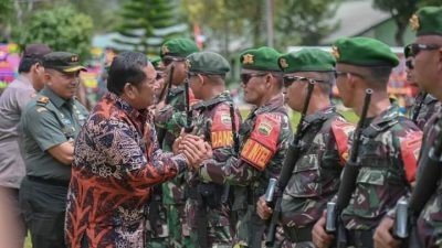 Wali Kota Irsan Efendi Nasution Sambut Kepulangan Satgas Pamtas RI – PNG