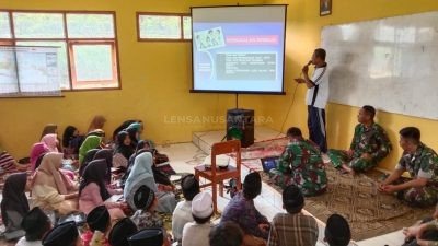 TMMD Ke-115, Kodim 0826 Pamekasan Sosialisasi Bahaya Narkoba di SMP Satu Atap Bujur Barat
