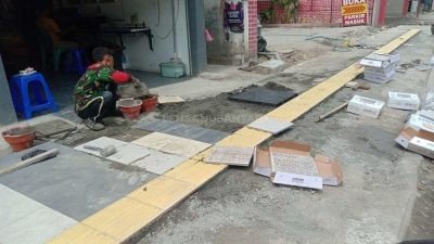 19 Titik Trotoar Hampir Rampung, Pemkab Bojonegoro Lanjutkan Revitalisasi 6 Titik Tahun 2023