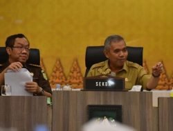 Asisten Intelijen Kejati Riau Hadiri Rakor Terkait Keputusan Menteri LHK RI Terkait Lahan Tol Pekanbaru-Bangkinang