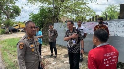 Tindaklanjuti Keluhan Warga Terkait Luberan Air Depan Pabrik Beton Dander