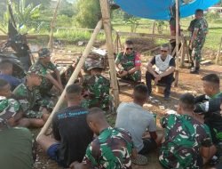 Kajari Pamekasan Kunjungi Satgas TMMD Ke-115 di Bujur Barat