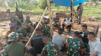 Kajari Pamekasan Kunjungi Satgas TMMD Ke-115 di Bujur Barat