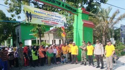 Jalan Sehat Peresmian Bumdesma LKD Kecamatan Kanor dan Santunan Anak Yatim Piatu