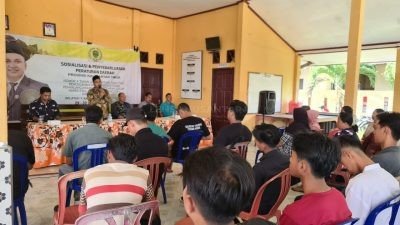 Cegah Penyalahgunaan Narkoba di Kubar, M Udin Gelar Sosper Nomor 4 Tahun 2022