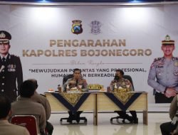 Tindak Lanjut Instruksi Kapolri, Kapolres Bojonegoro Berikan Arahan Kepada Personel Satlantas