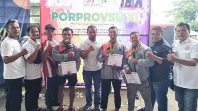 Kontingen Bina Raga Padang Sidempuan Raih 3 Medali di Porprov XI Sumut