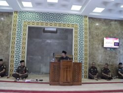 Ustadz Nazriel Abdul Muluk, LC., MA Sampaikan Tausiyah di Masjid Al-Mizan Kejati Riau
