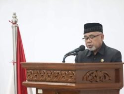 Wabup Bantaeng Hadiri Paripurna Penetapan Persetujuan Perubahan KUA PPAS 2022