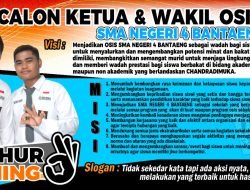 OSIS SMA NEG.4 Bantaeng Gelar Tahapan Pemaparan Visi Misi Calon Ketua dan Wakil OSIS Periode 2022-2023