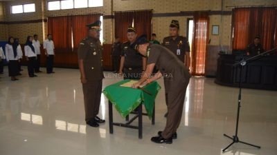 Sertijab Kasi Intelijen Kejari Situbondo, Kajari Nauli Siregar: Intel Sebagai Mata Telinga Kejaksaan