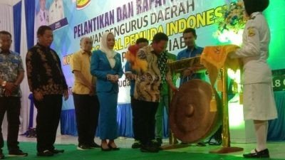 Bupati Taliabu Hadiri Pelantikan dan Rapat Kerja Pengurus DPD KNPI Taliabu