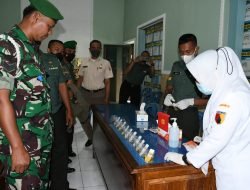 Kodim 0822 Bondowoso Lakukan Tes Urine Guna Cegah Peredaran Narkoba