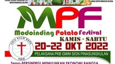 Modoinding Potato Festival Besok di Gelar