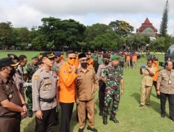 Tanggap Bencana, Polres Bondowoso Gelar Apel bersama Stake Holder