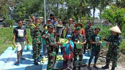 Kodim 0822 Bondowoso Panen Perdana Tanaman Hortikultura