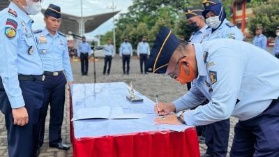 Lapas Narkotika Kelas IIA Pamekasan Laksanakan Ikrar dan Penandatanganan Pakta Integritas Netralitas PNS