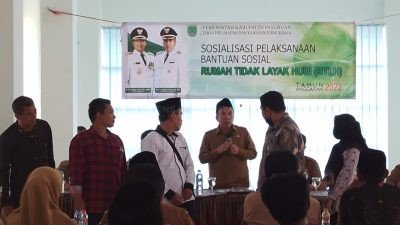 Sosialisasi Bantuan RTLH Tahun Anggaran 2022 di Kecamatan Gempol Kabupaten Pasuruan